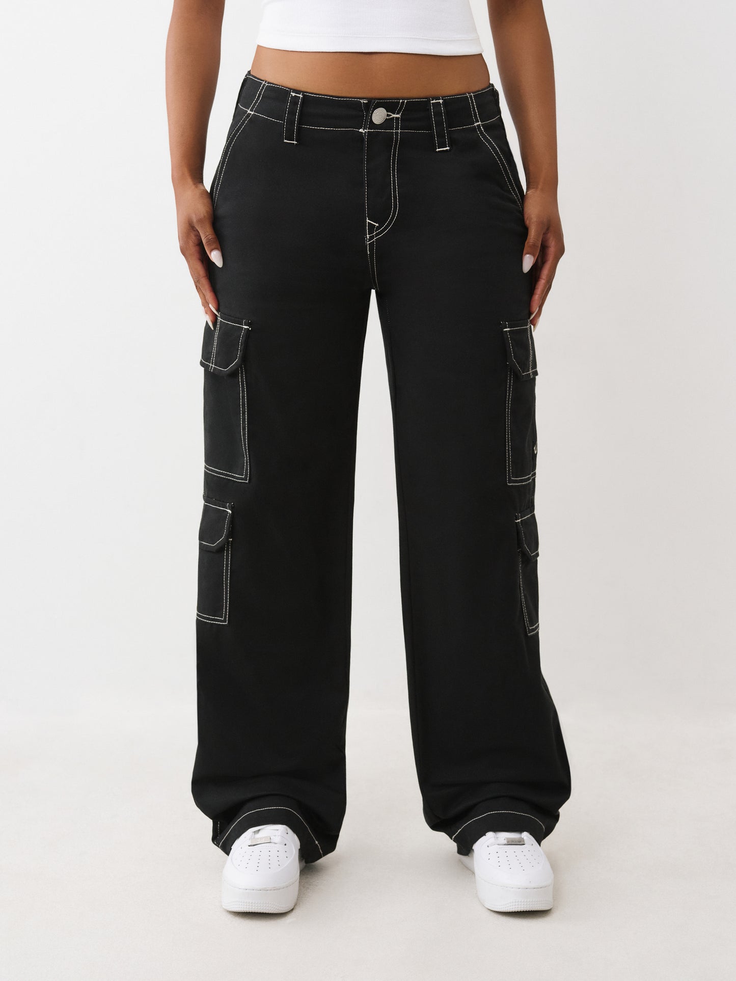 HS CARGO EMB SN PANT