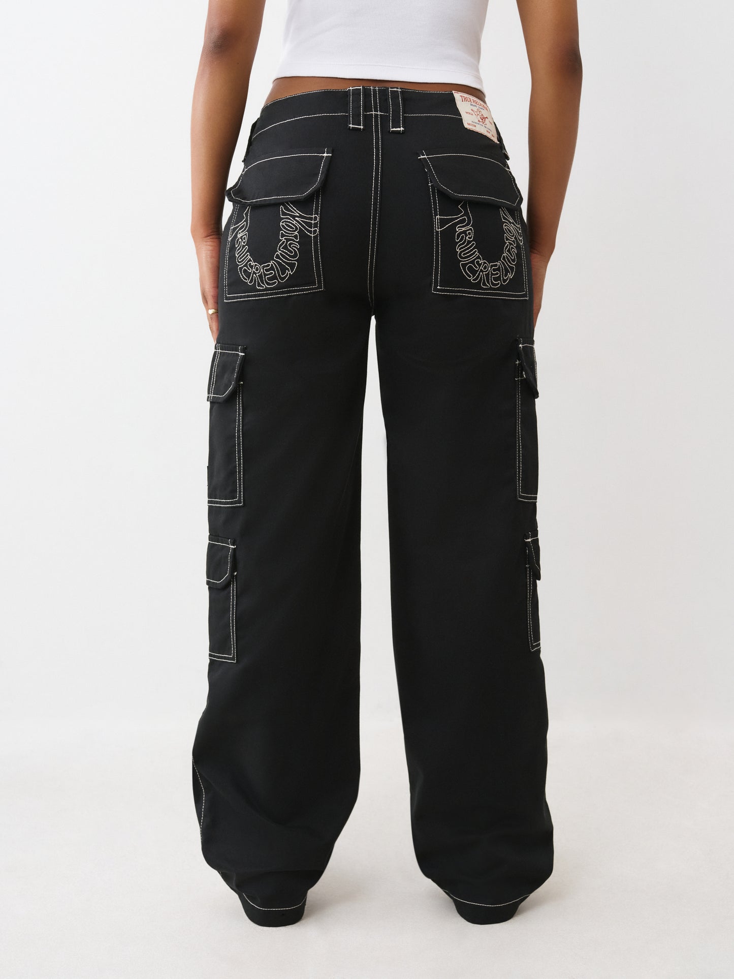 HS CARGO EMB SN PANT