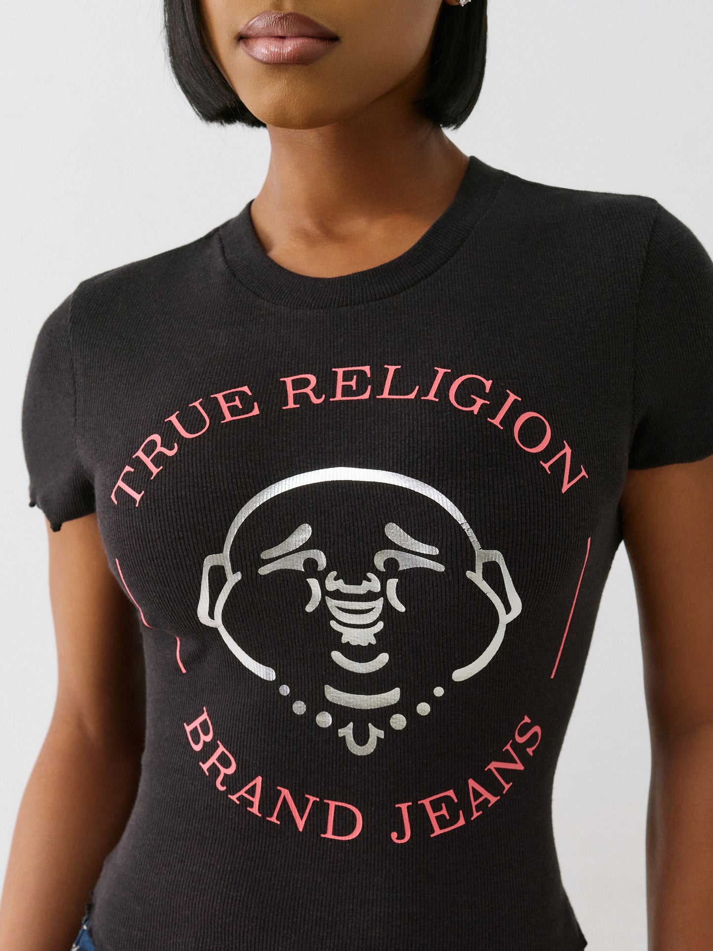 LETTUCE RIB BUDDHA BABY TEE
