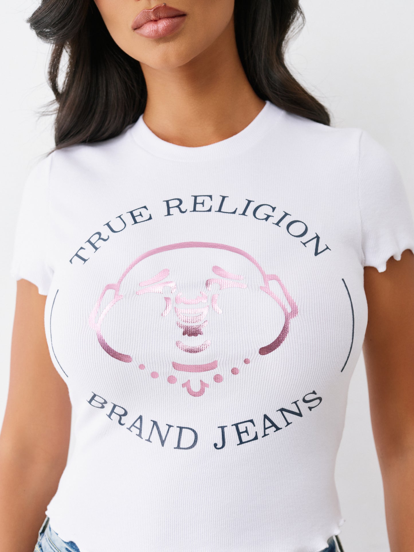 LETTUCE RIB BUDDHA BABY TEE