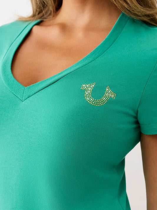 WING V NECK TEE