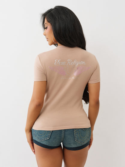 WING V NECK TEE