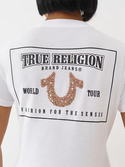 CRUSHED CRYSTAL TEE