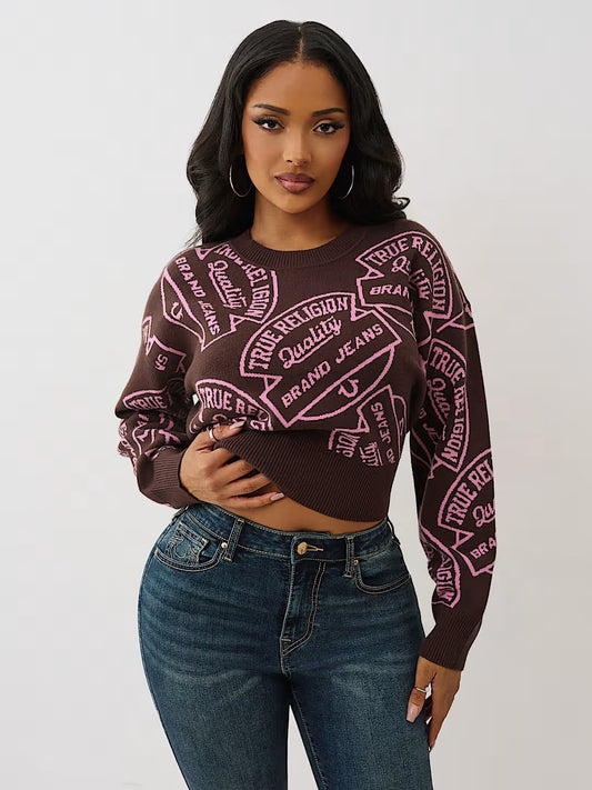 TRBJ JAQUARD SWEATER