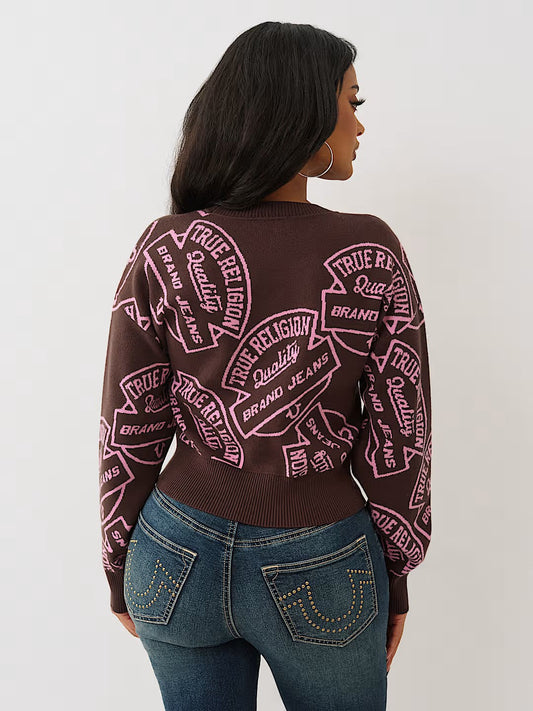 TRBJ JAQUARD SWEATER