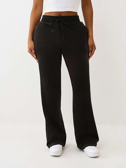 HS VELOUR STRAIGHT LEG