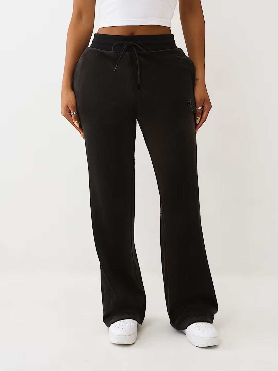 HS VELOUR STRAIGHT LEG