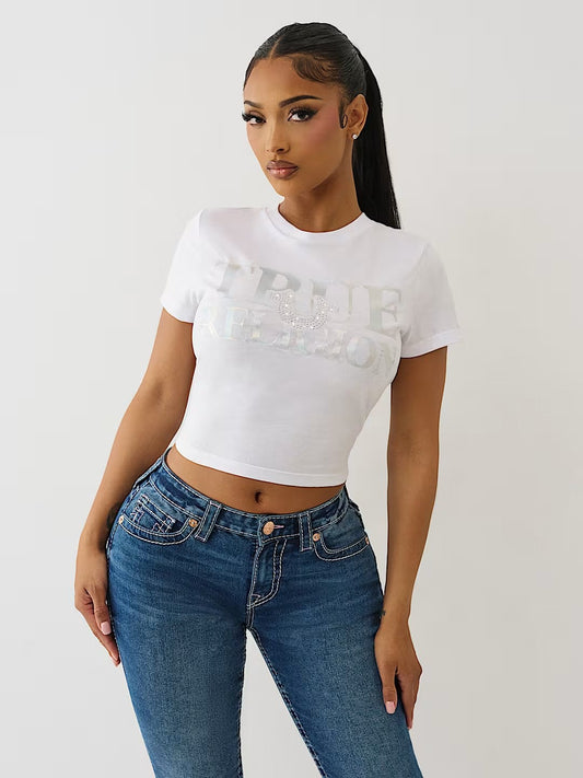 TR CRYSTAL HS BB TEE