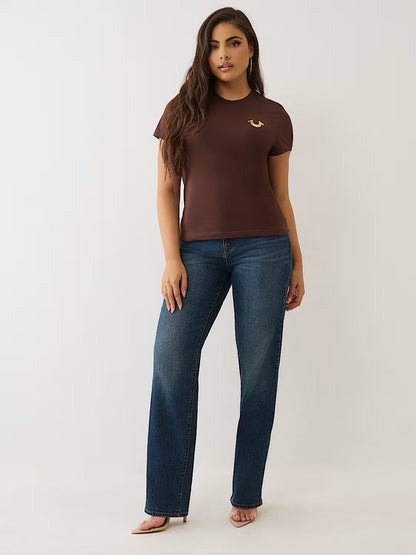 CRYSTAL HS WING CREW TEE