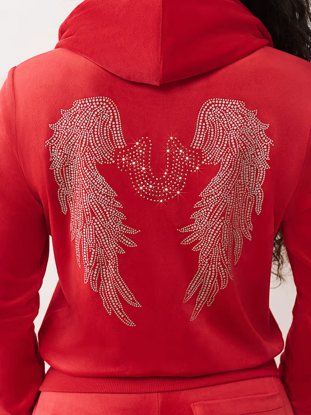 WING VELOUR ZIP HOODIE