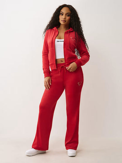 WING VELOUR ZIP HOODIE