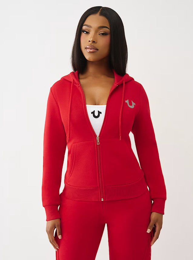 TR BUDDHA BANNER ZIP UP HOODIE