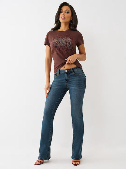 BECCA CRYSTAL SN FLAP BOOTCUT