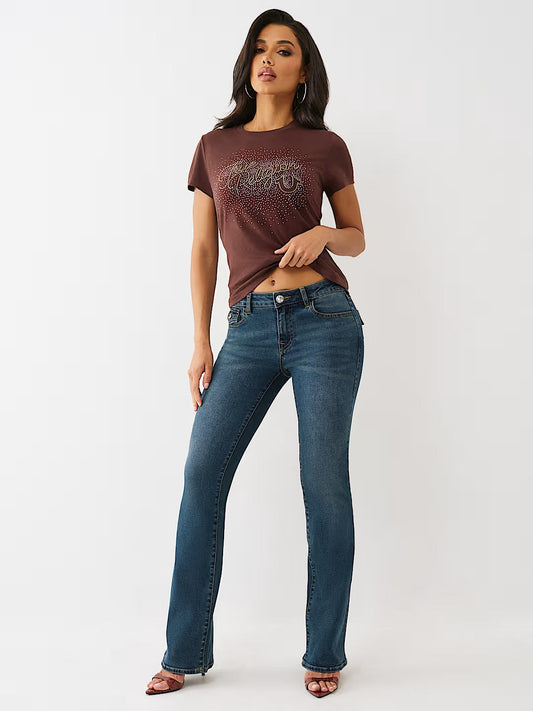BECCA CRYSTAL SN FLAP BOOTCUT