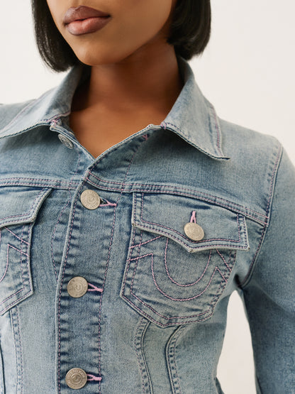 JESSE SN CROP TRUCKER JACKET