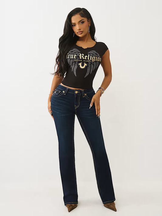 BECCA BIG T FLAP BOOTCUT