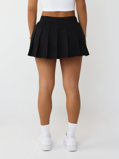 PLEATED MINI SKORT