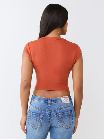 HERITAGE RIB NOTCH TEE