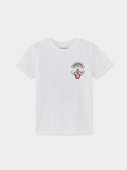 TR MFG STITCH DEPT TEE para niños