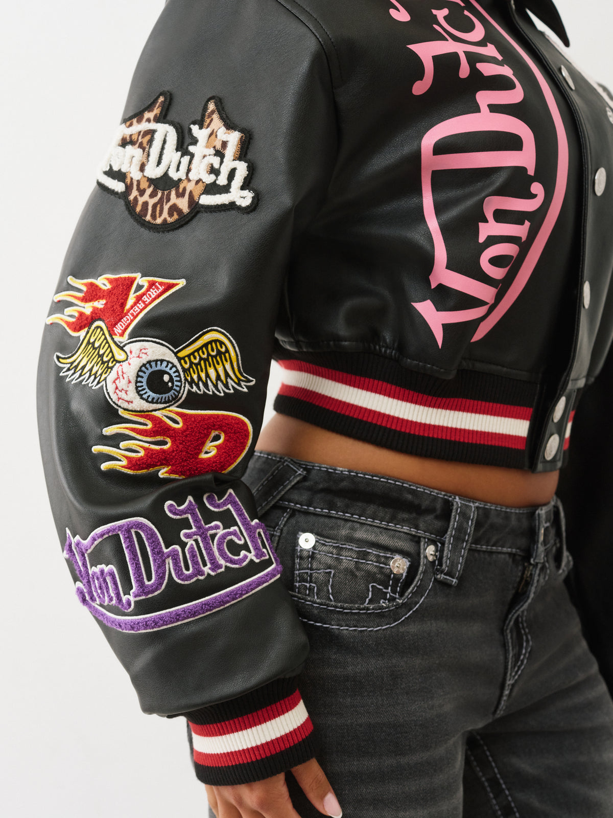 TRXVD SHRUNKEN VARSITY JACKET