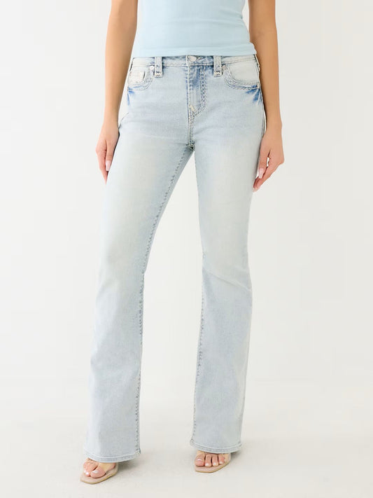 BECCA MID RISE BOOTCUT SUPER T
