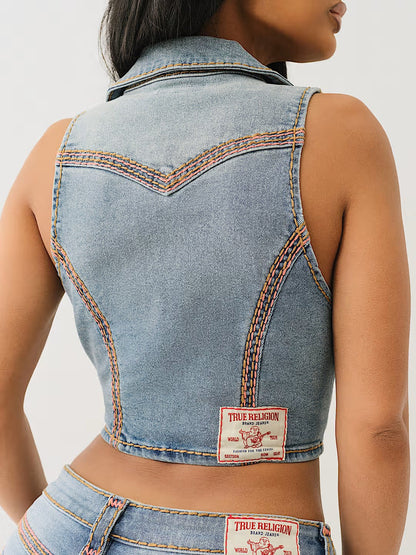 DENIM VEST SUPER QT
