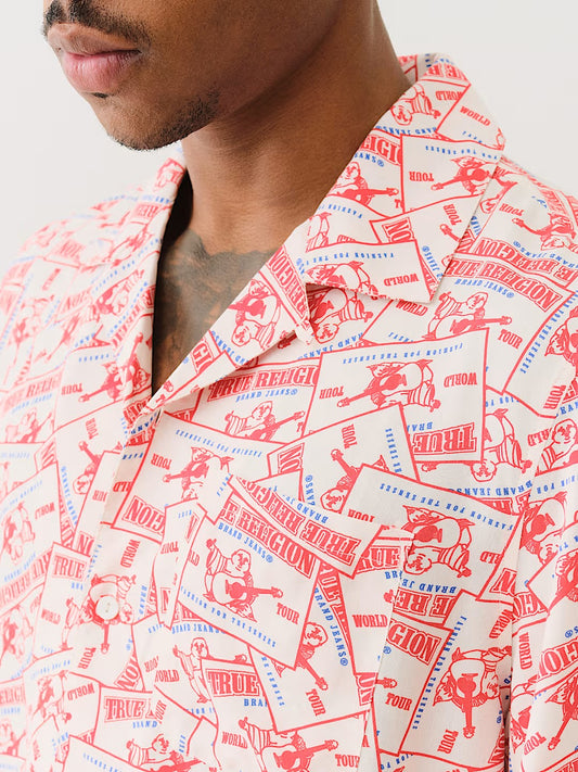 SS CAMP SHIRT ALLOVER PRINT