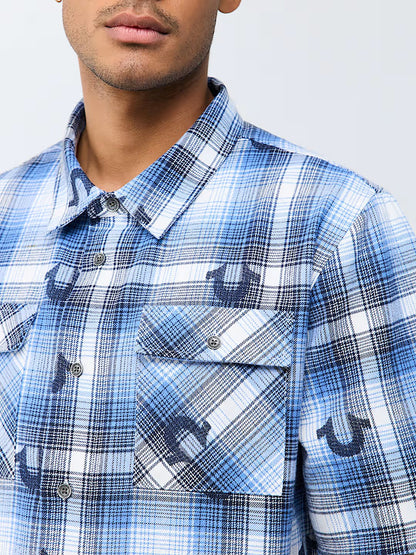 LT WT FLANNEL SS SHIRT