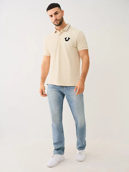 JV TIPPED LOGO RELAXED POLO - TRUE RELIGION MEXICO