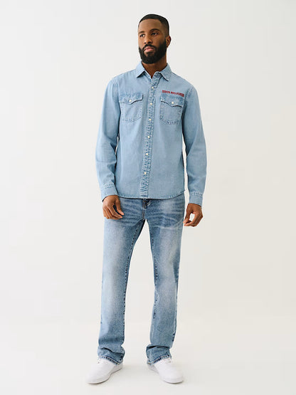 HS CHAMBRAY LS SHIRT