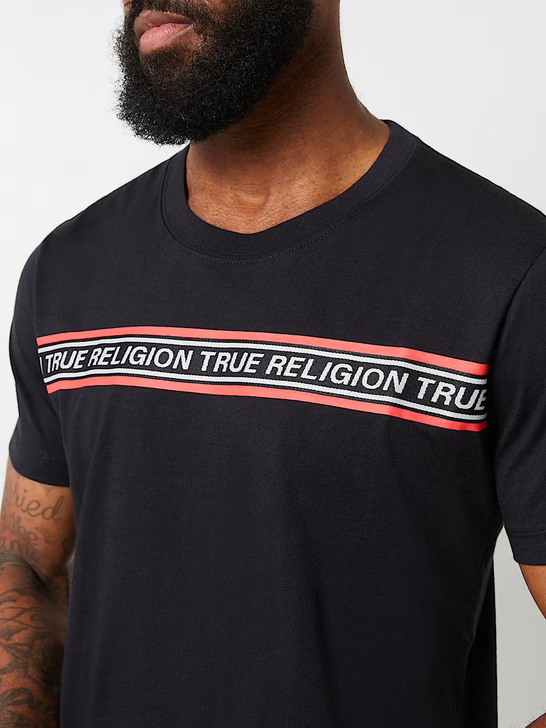 TR CONTRAST TAPING TEE