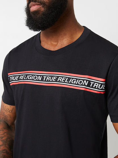 TR CONTRAST TAPING TEE