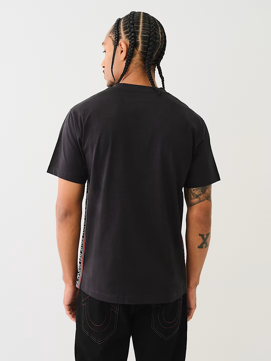 TR CONTRAST SS TAPING TEE