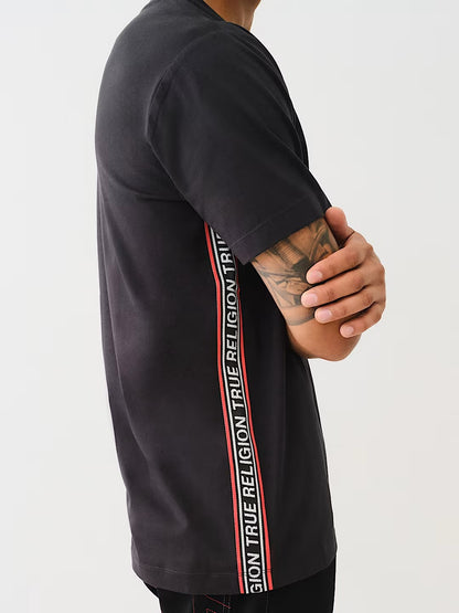 TR CONTRAST SS TAPING TEE