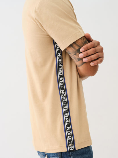 TR CONTRAST SS TAPING TEE