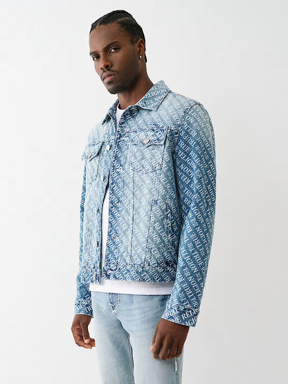 AOP LOGO DENIM SN JACKET