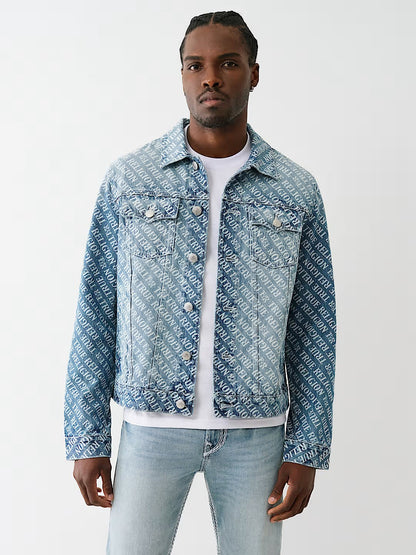 AOP LOGO DENIM SN JACKET