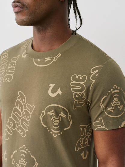 TR BUBBLE AOP TEE