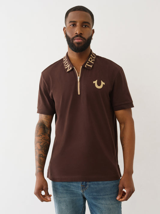 TR COLLAR ZIP POLO