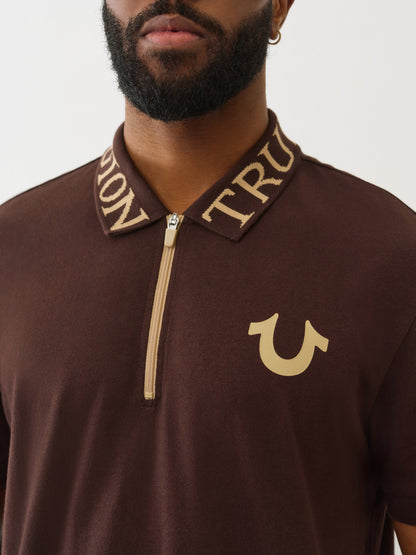 TR COLLAR ZIP POLO