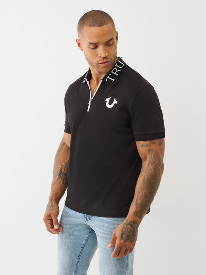 TR COLLAR ZIP POLO