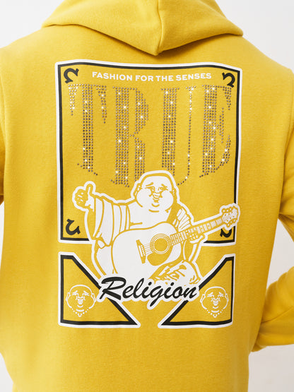 BUDDHA CARD ZIP HOODIE