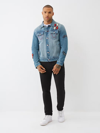 JESSE SN PATCH TRUCKER JACKET