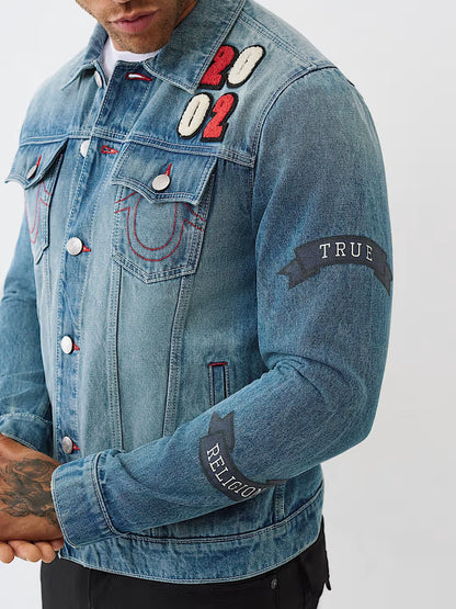JESSE SN PATCH TRUCKER JACKET