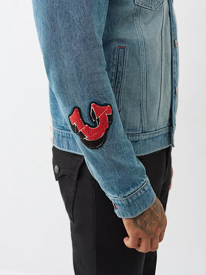 JESSE SN PATCH TRUCKER JACKET