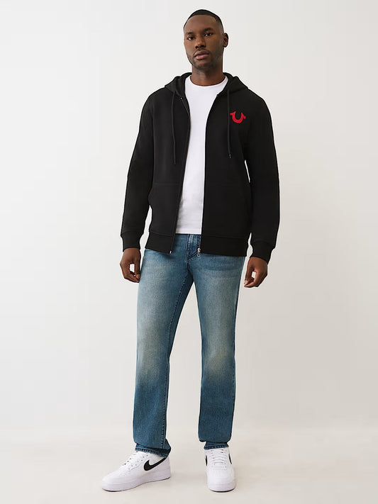 BIG HS FLOCK ZIP HOODIE