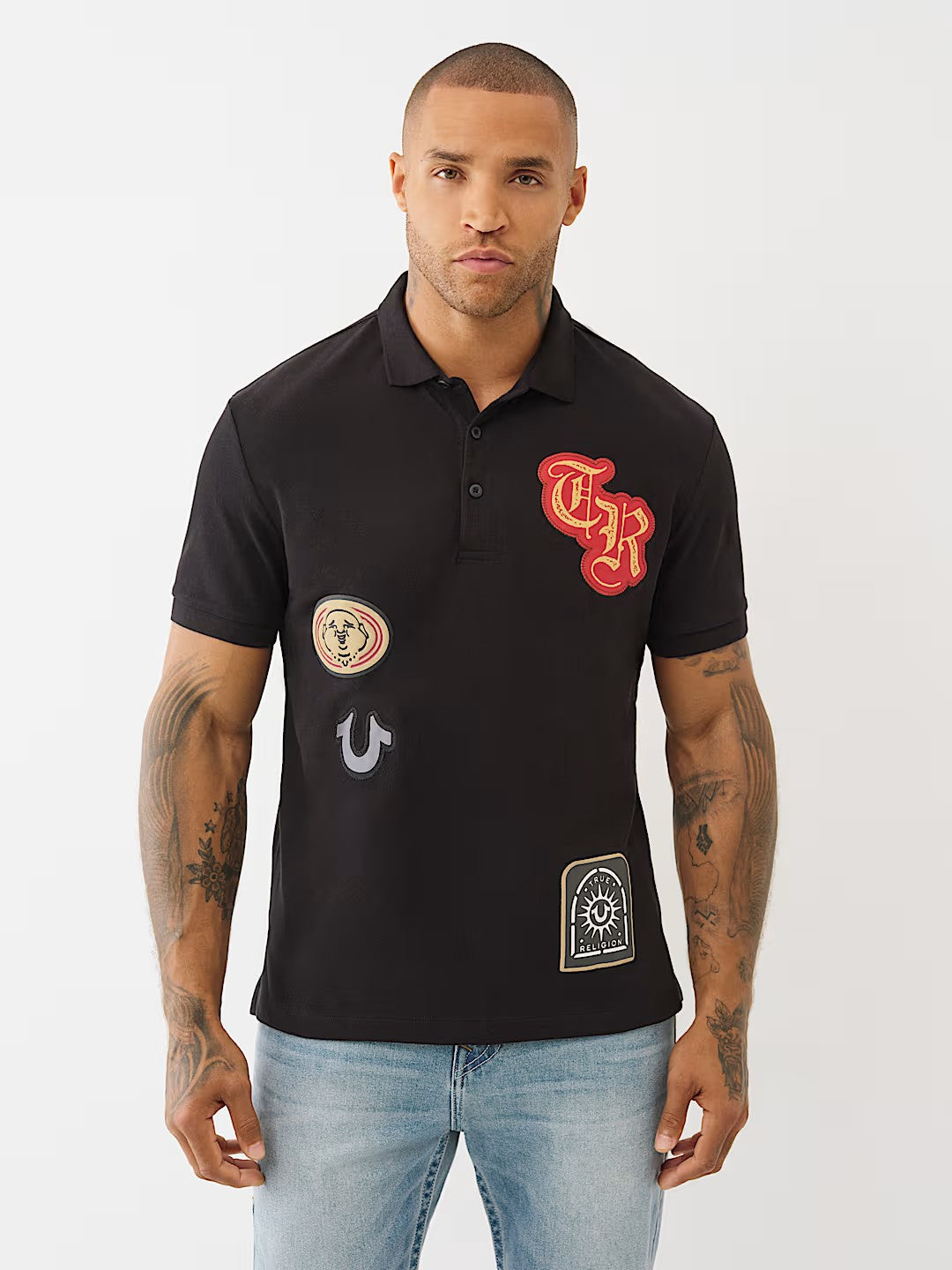 RELAXED PATCH POLO