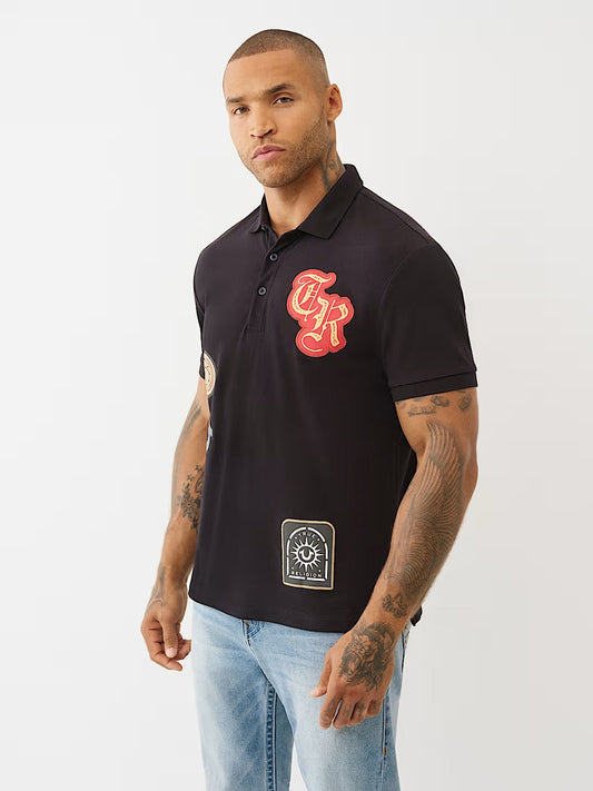 RELAXED PATCH POLO