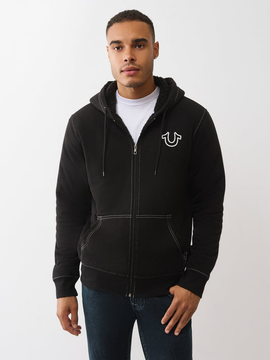 TRUE SHERPA ZIP HOODIE