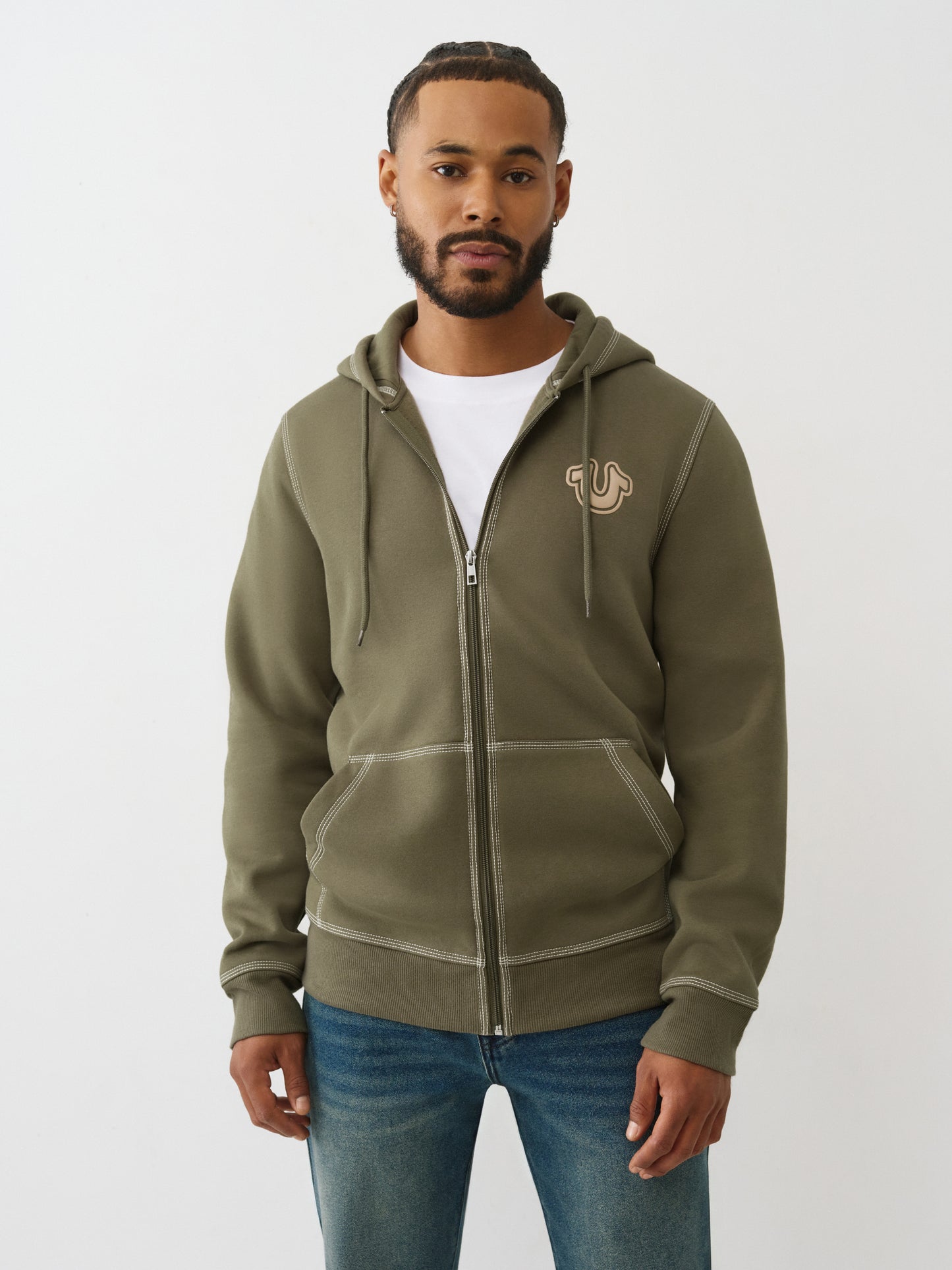 TNL PUFF BUDDHA ZIP HOODIE